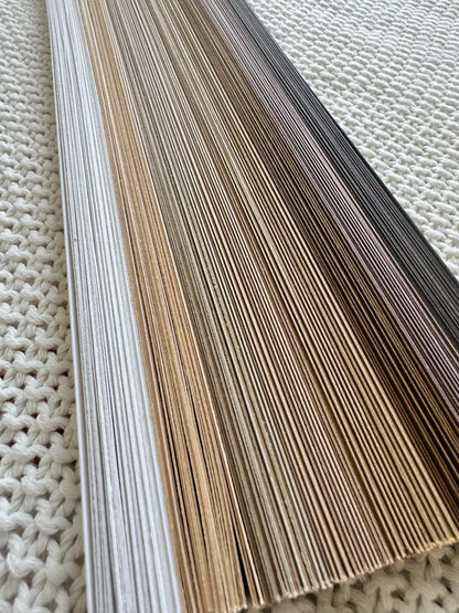 Brown Quilling Strips Series | 270 gsm | 10mm
