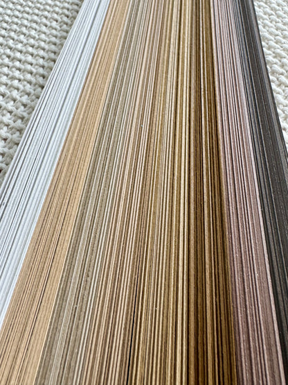 Brown Quilling Strips Series | 270 gsm | 10mm