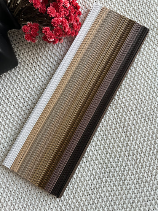 Brown Quilling Strips Series | 270 gsm | 10mm