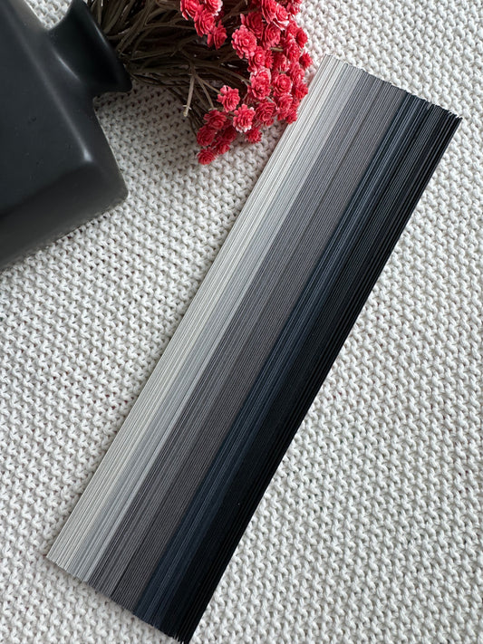 Grey series quilling strips 10mm 270gsm