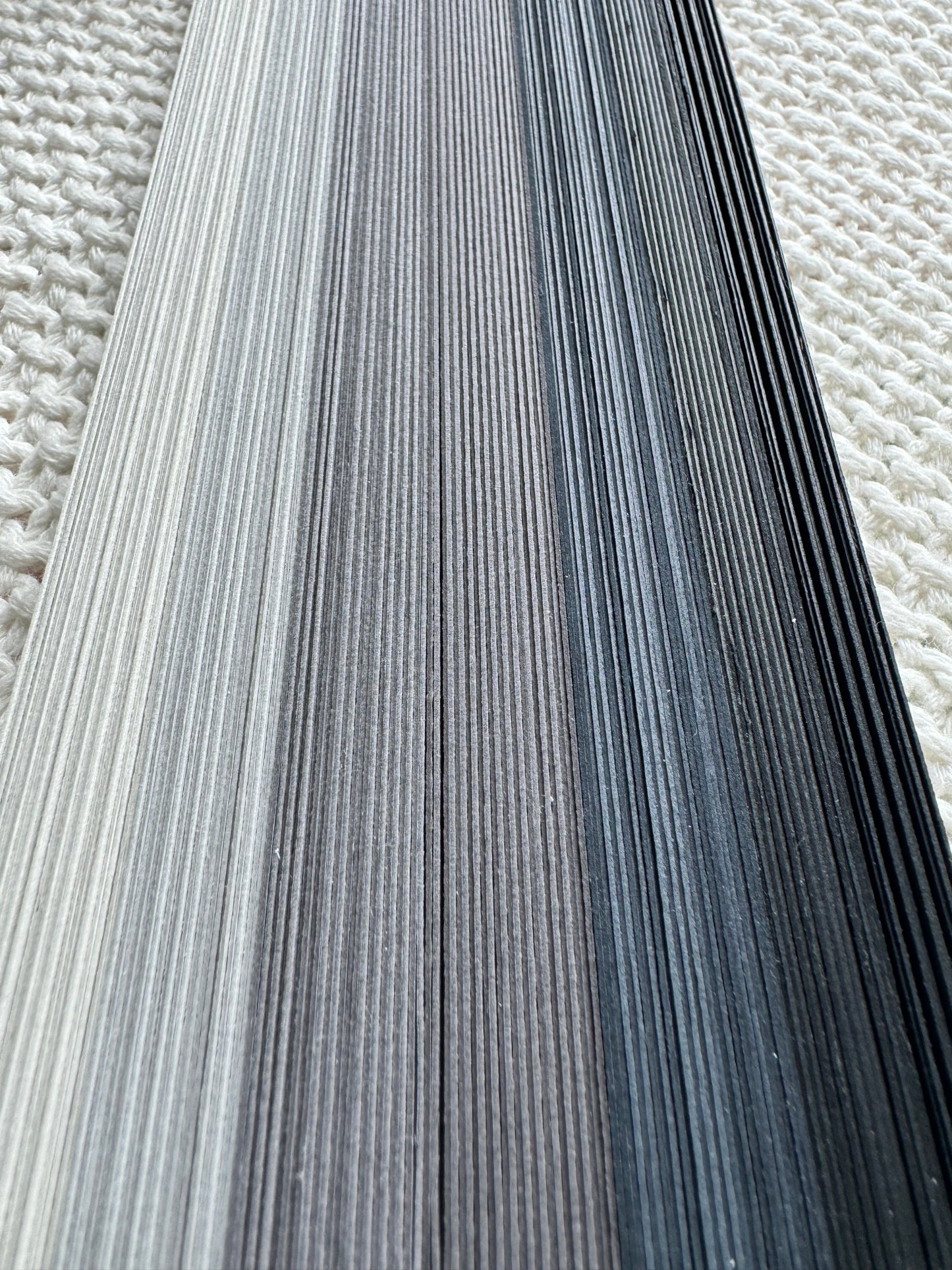 Grey series quilling strips 10mm 270gsm