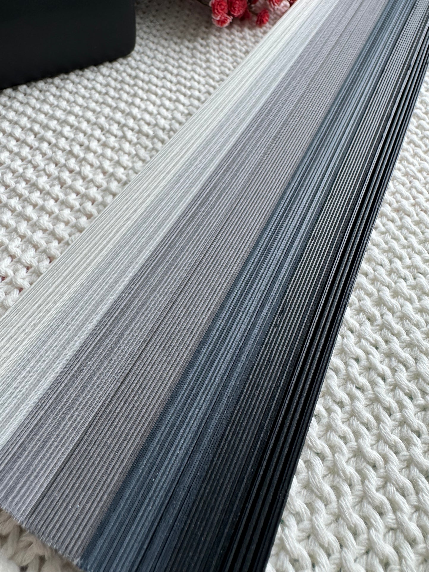 Grey series quilling strips 10mm 270gsm