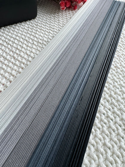 Grey series quilling strips 10mm 270gsm