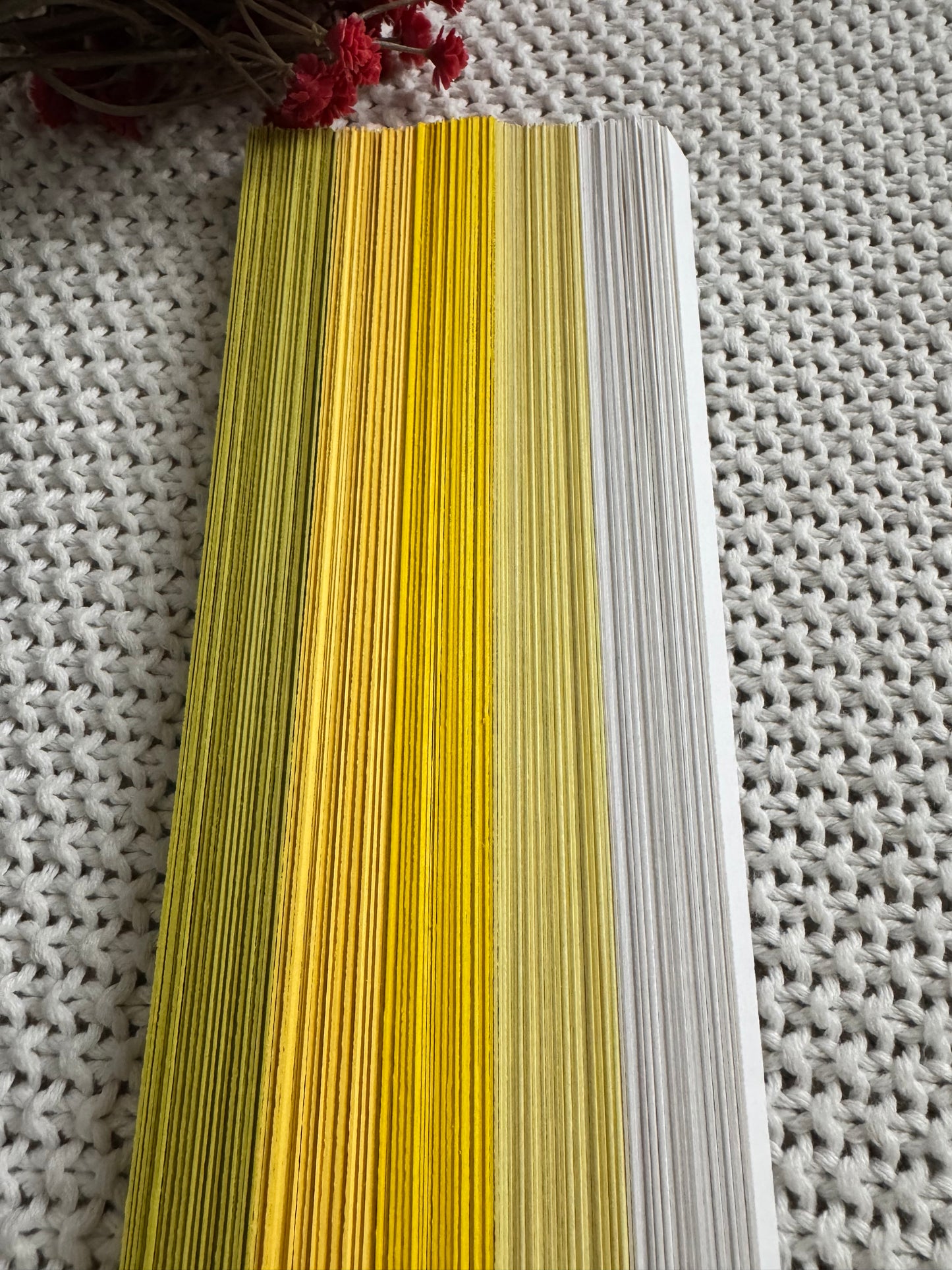 Yellow Sunbeam Series – 10mm Quilling Paper Strips | 270gsm