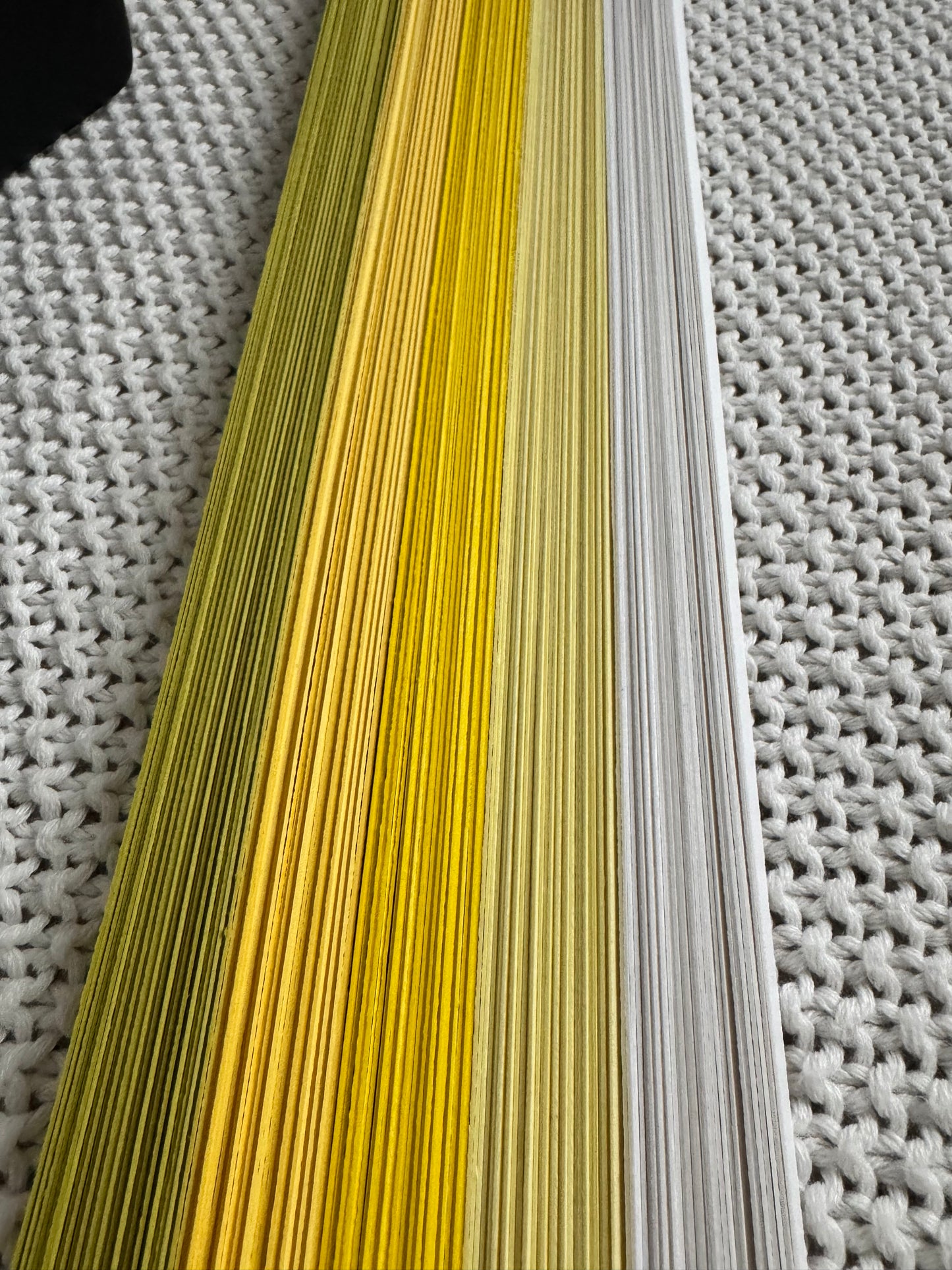 Yellow Sunbeam Series – 10mm Quilling Paper Strips | 270gsm