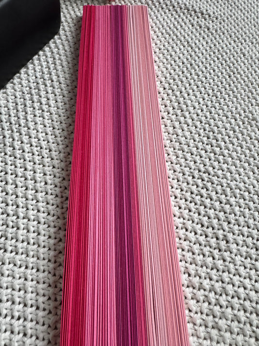 Pink Quilling Strip series | 270 gsm | 10mm